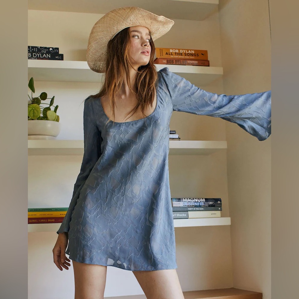 $288 STONE COLD FOX SILK WINNIE FREE PEOPLE REVOLVE FOR LOVE LEMONS SHACK FANCY - Picture 4 of 13